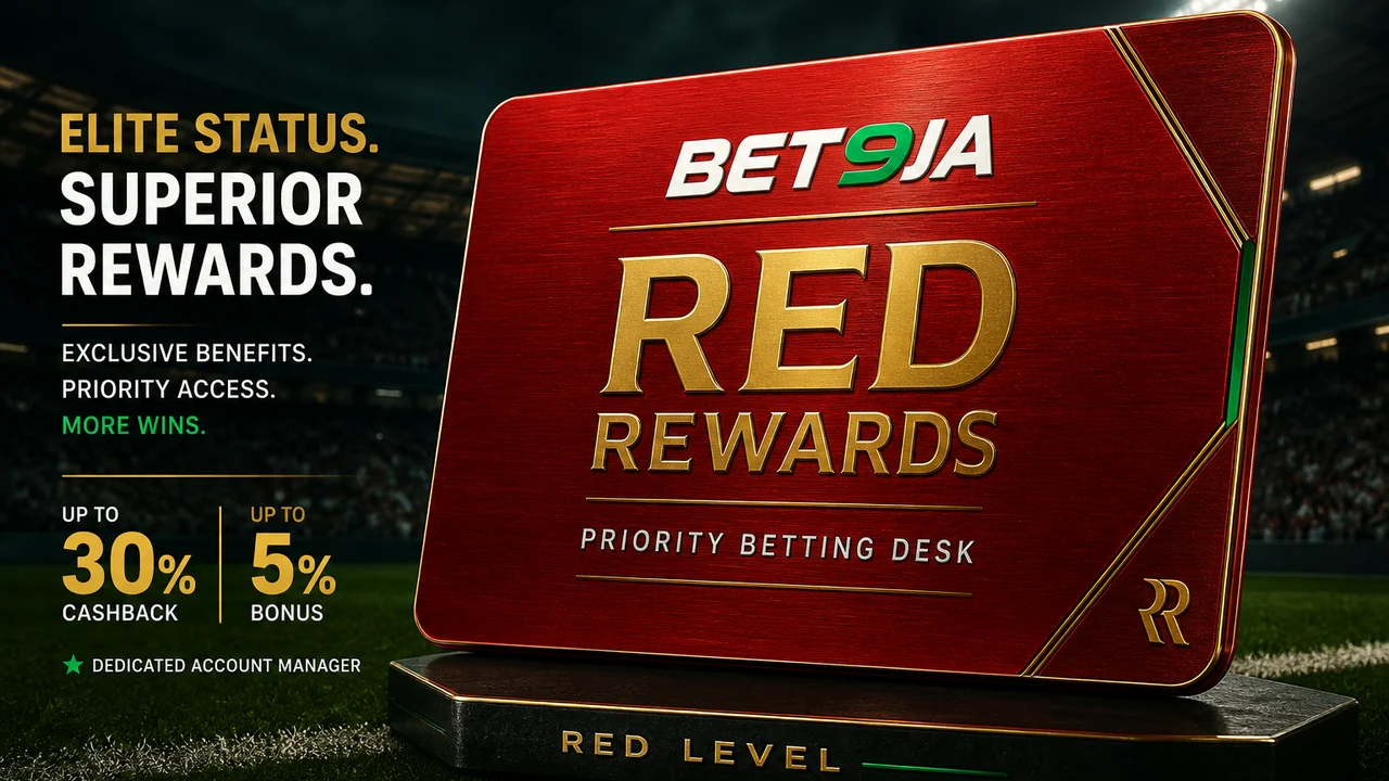 Bet9ja Red rewards tier